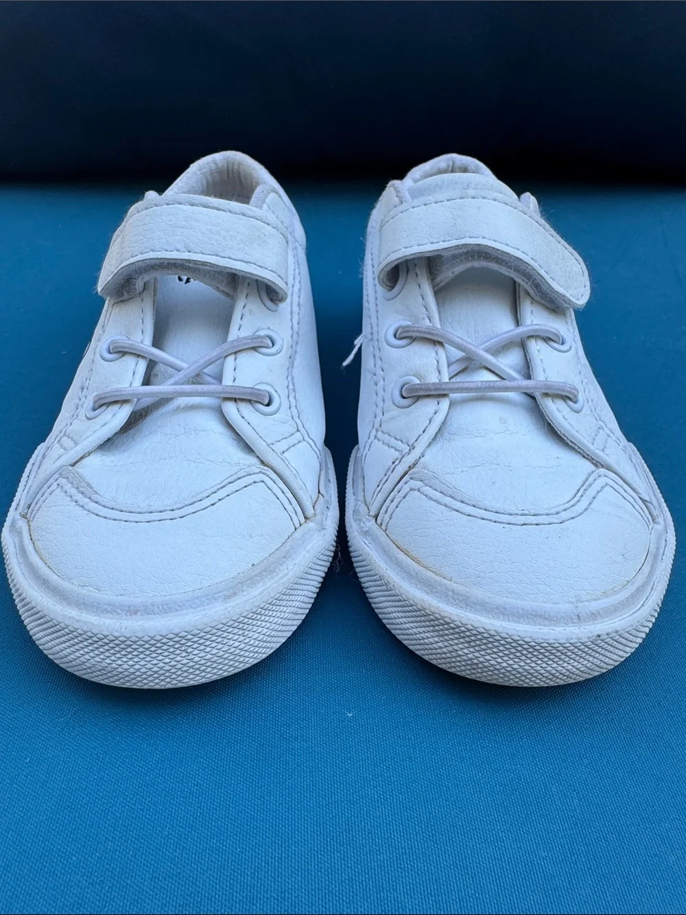 Polo Ralph Lauren Kids White Velcro Sneakers - Size 10 Toddler